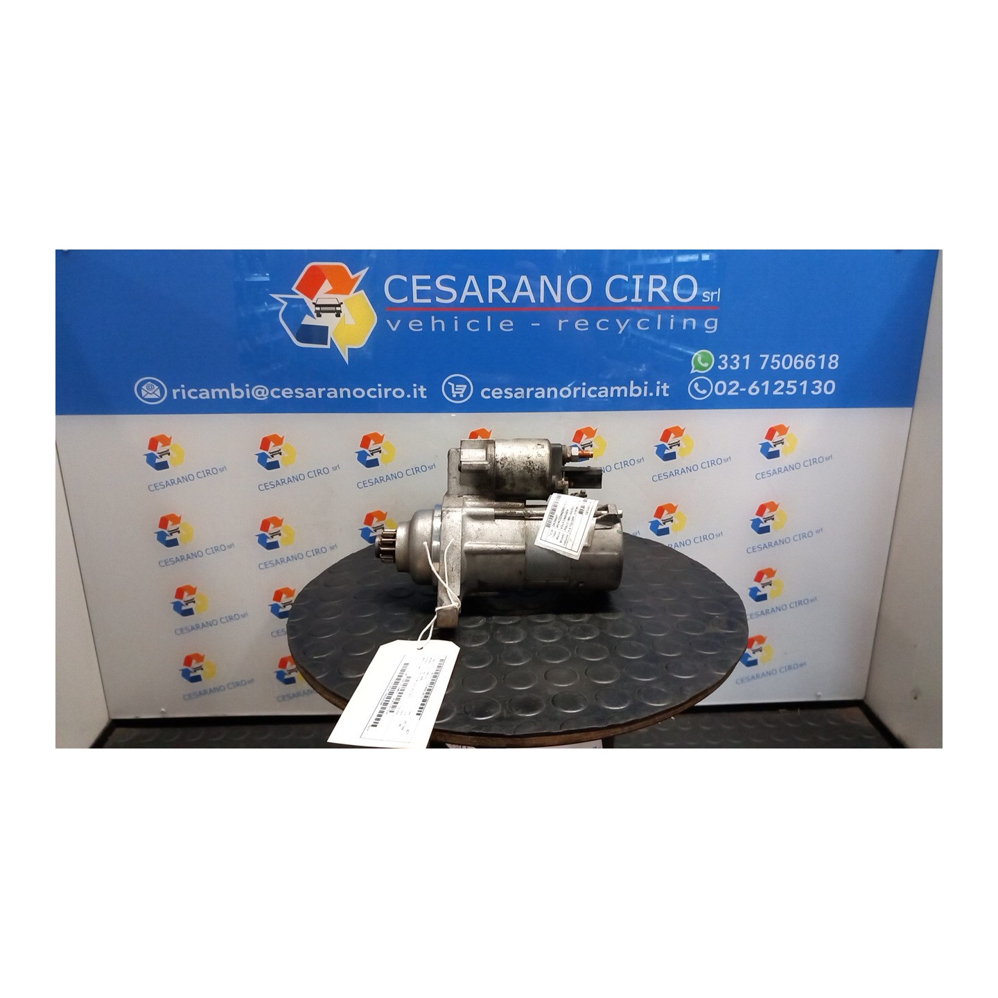 MOTORINO AVVIAMENTO 1.0KW 128 VOLKSWAGEN POLO (9N) (04/05-) BWB 02T911023R