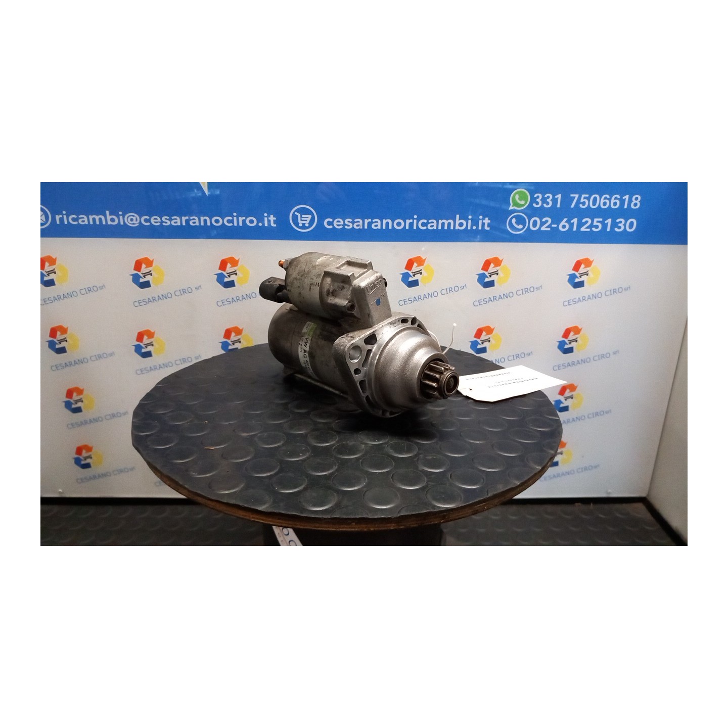 MOTORINO AVVIAMENTO 1.0KW 128 VOLKSWAGEN POLO (9N) (04/05-) BWB 02T911023R