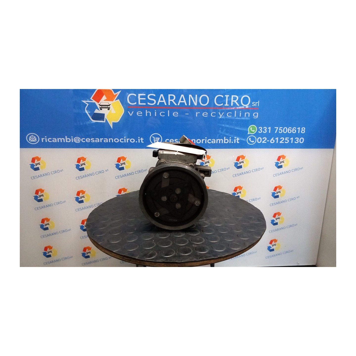 COMPRESSORE A/C 134 RENAULT CLIO 3A SERIE (07/05-05/09) K9KT7 8200651251