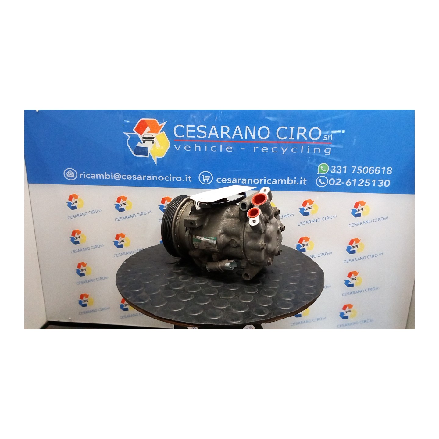 COMPRESSORE A/C 134 RENAULT CLIO 3A SERIE (07/05-05/09) K9KT7 8200651251