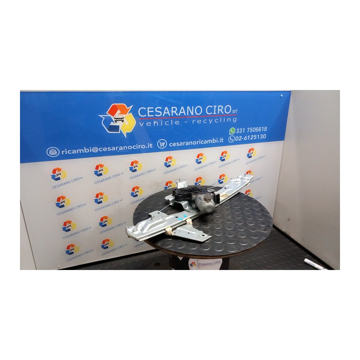 ALZACRISTALLO ELETTR. PORTA POST. C/MOTORINO DX. 046 CITROEN C3 PICASSO (02/09-02/18) 9HX 9224F3