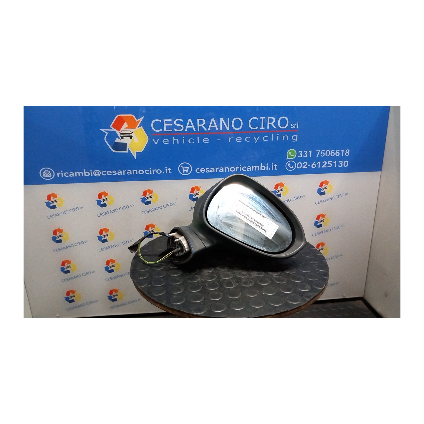RETROVISORE EST. REGOLAZ. ELETTR. C/REGOL.RISCALD.RIPIEG.ELETTR. DX. 057 SEAT IBIZA (6J) (05/08-03/13) CGP 6J0857508E9B9