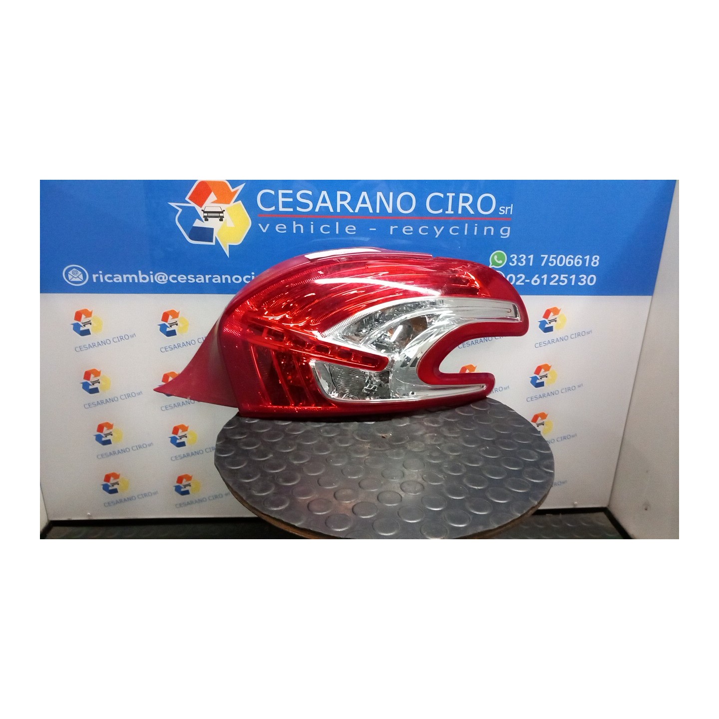 FANALE POST. DX. 086 PEUGEOT 208 (01/12-11/15) 9H05 9672628380