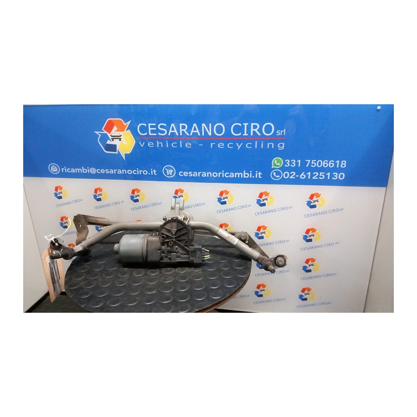 MECCANISMO TERGIPARABREZZA CON MOTORINO 090 PEUGEOT 208 (01/12-11/15) 9H05 9673222580