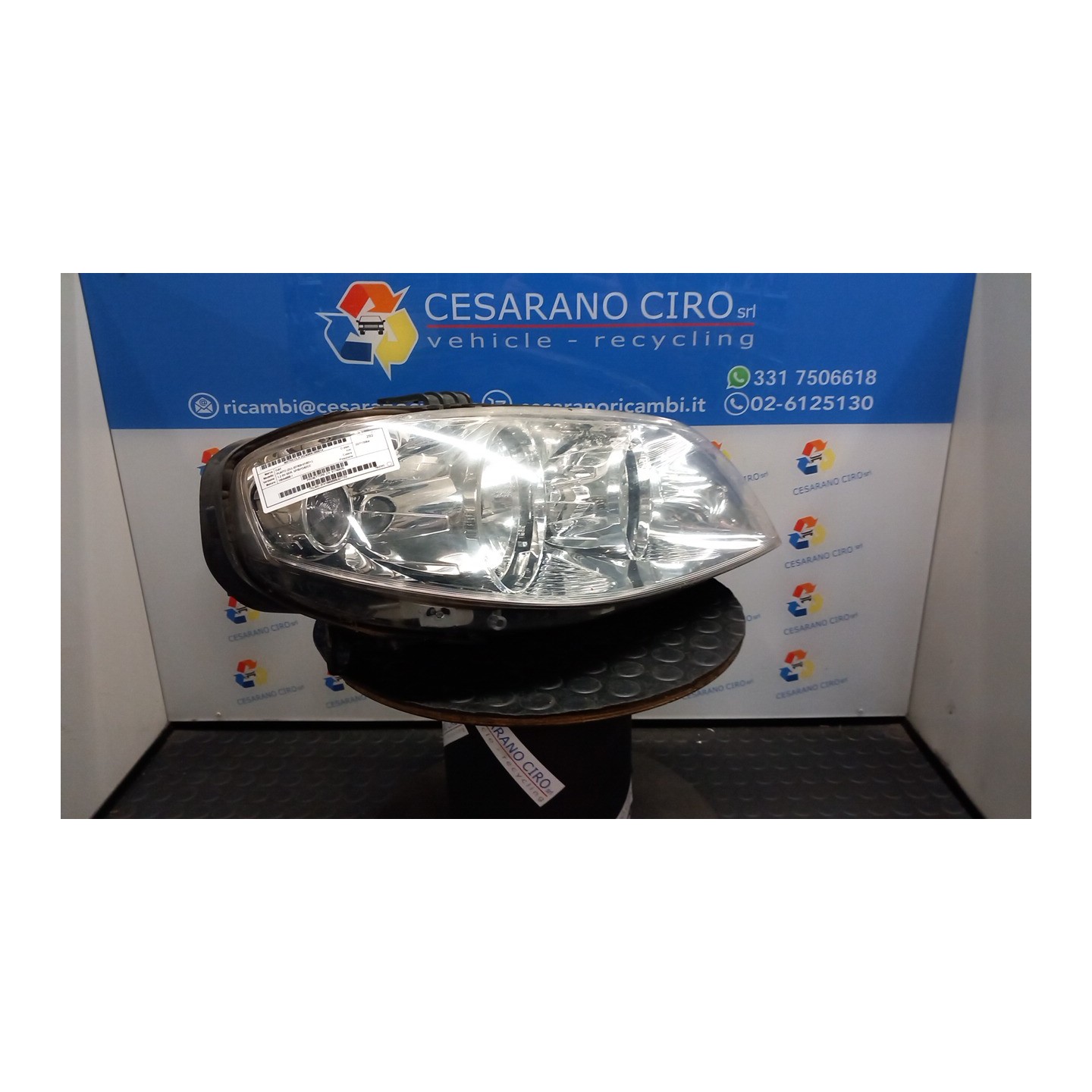 PROIETTORE DX. 014 FIAT PUNTO (2U) (07/03-01/07) 188A4000 51760025