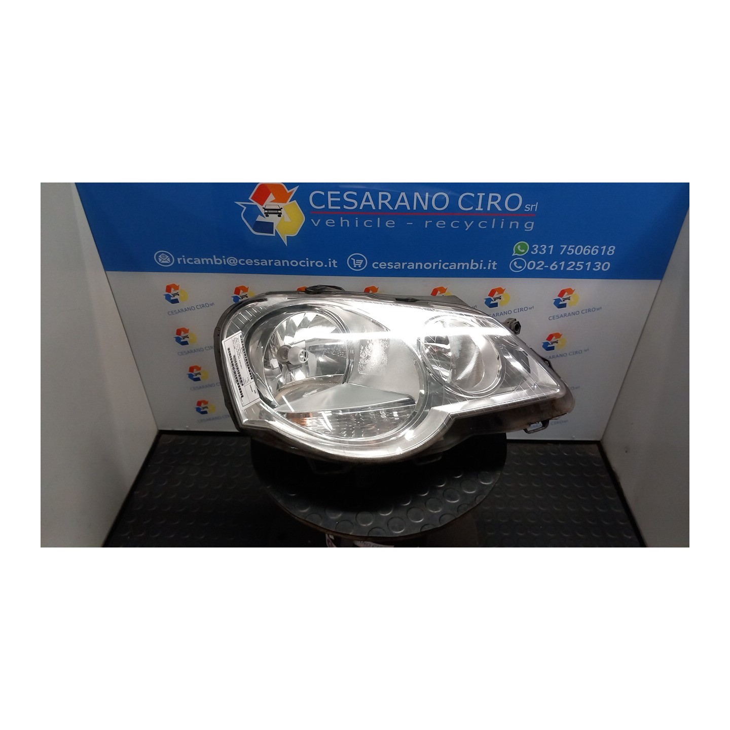 PROIETTORE VALEO DX. 019 VOLKSWAGEN POLO (9N) (04/05-) BME 6Q1941008AT