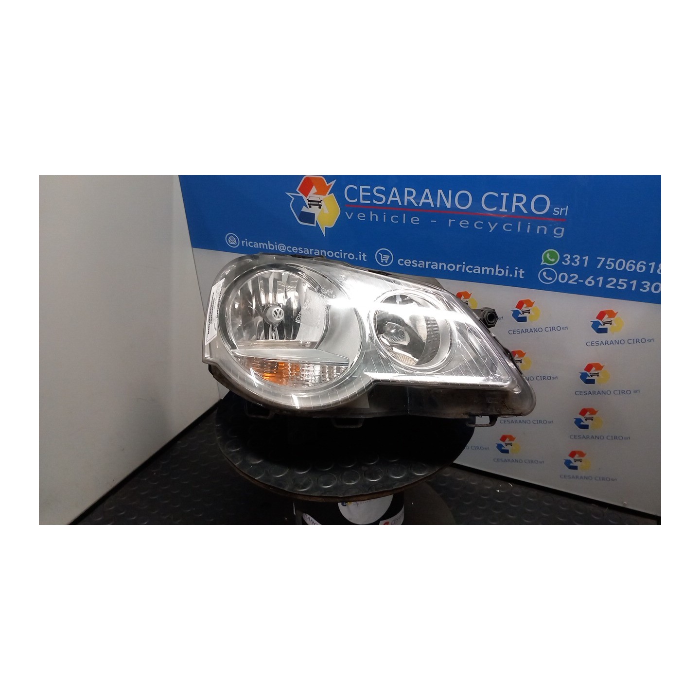 PROIETTORE VALEO DX. 019 VOLKSWAGEN POLO (9N) (04/05-) BME 6Q1941008AT