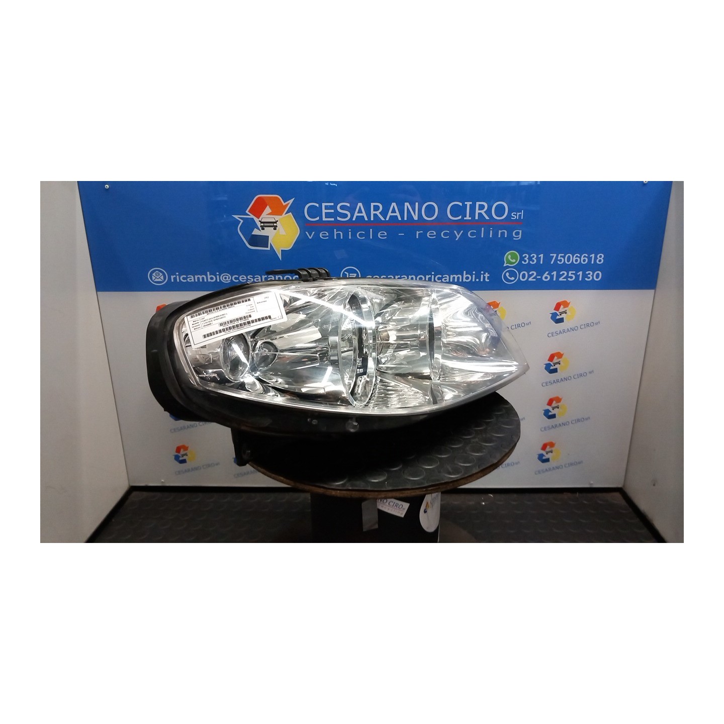 PROIETTORE DX. 024 FIAT PUNTO (2U) (07/03-01/07) 188A4000 51760025