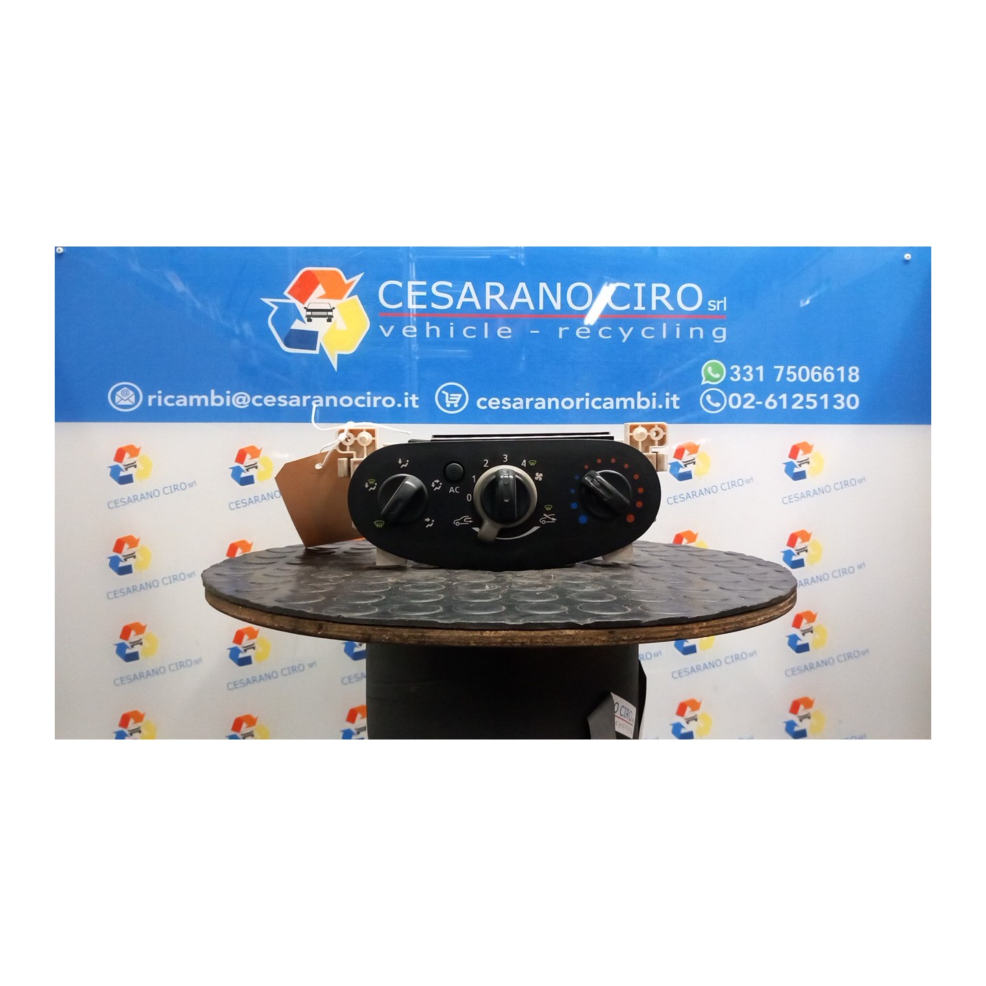 BLOCCO COMANDO CLIMATIZZAZIONE 040 DACIA DUSTER (03/10-12/13) K4MA6 6001551800