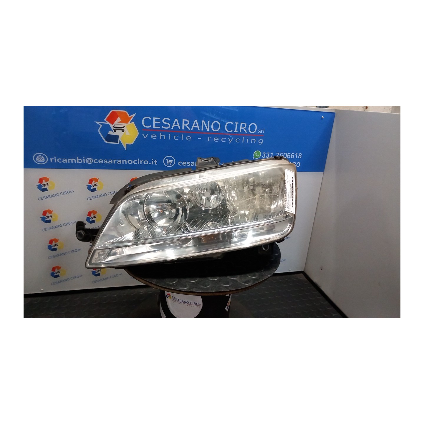 PROIETTORE SX. 063 FIAT MULTIPLA (1F) (05/04-04/12) 186A9000 51780722