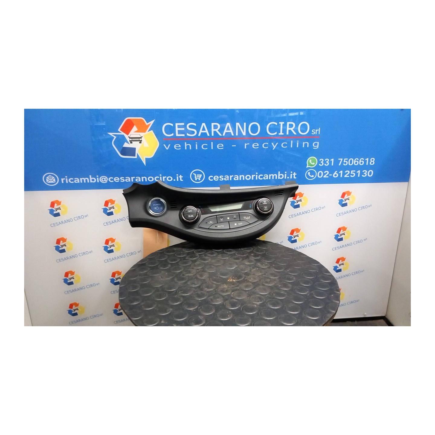 BLOCCO COMANDO CLIMATIZZAZIONE 068 TOYOTA YARIS (09/11-02/15) 1NZ-FXE 559000D360C0