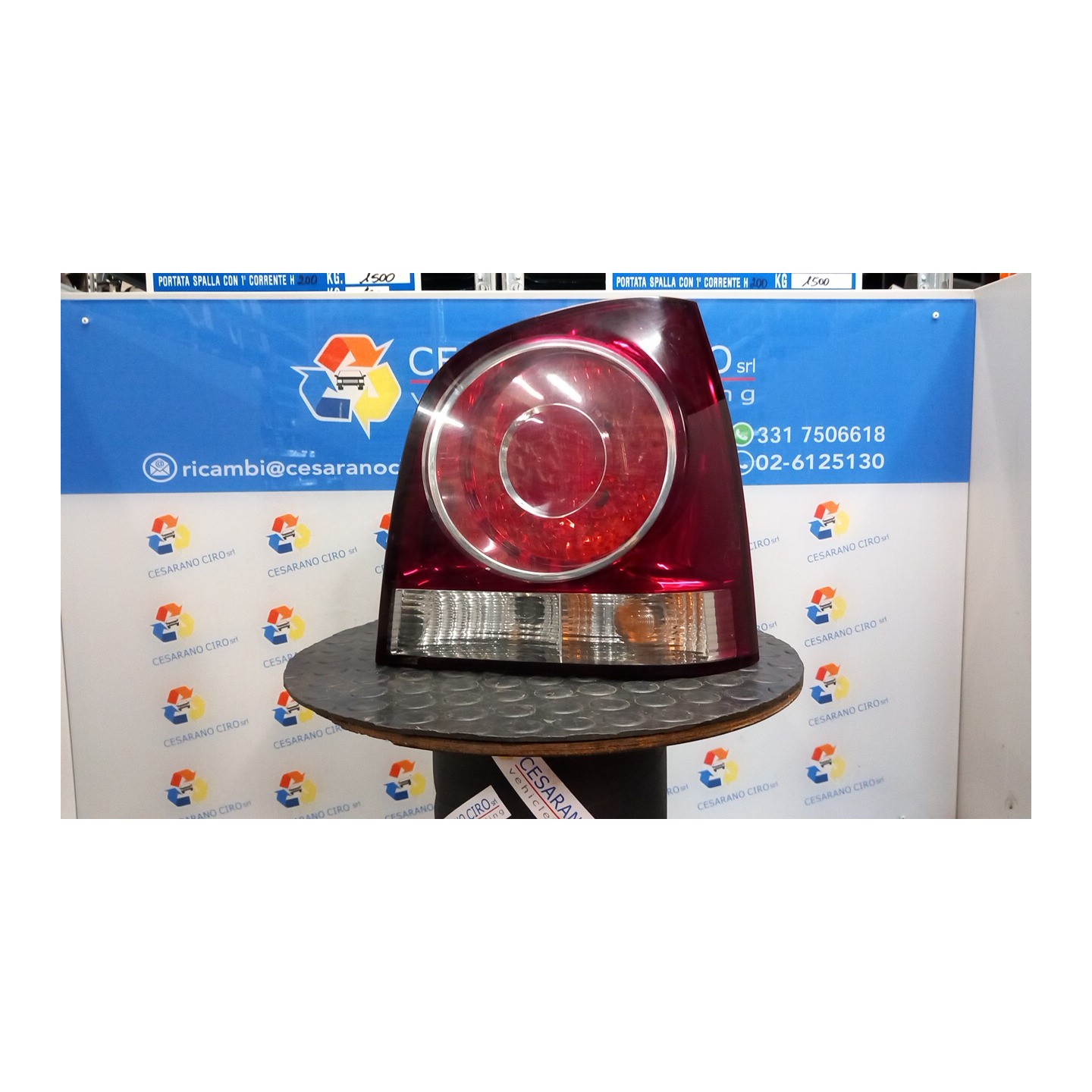 FANALE POST. DX. 096 VOLKSWAGEN POLO (9N) (04/05-) BKY 6Q6945096AB