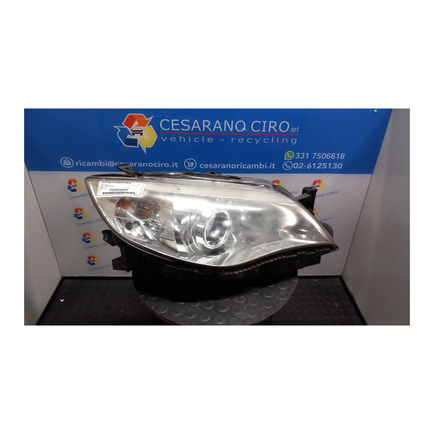 PROIETTORE DX. 113 SUBARU IMPREZA 3A SERIE (10/07-12/12 EL15 84001FG022