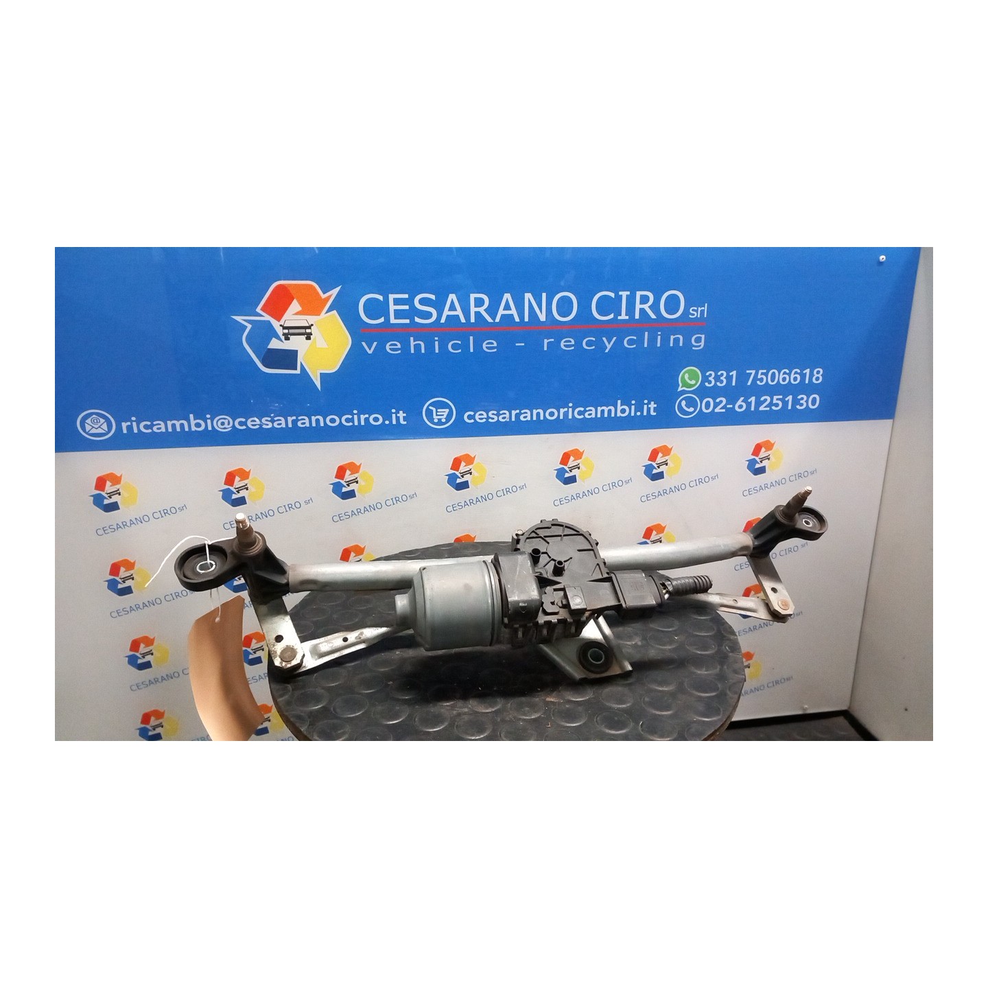 MECCANISMO TERGIPARABREZZA CON MOTORINO 026 LANCIA YPSILON (TE) (06/03-09/06) 188A4000 51727384