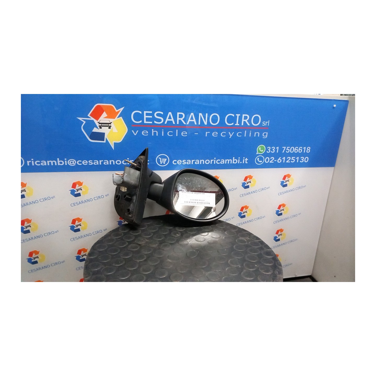 RETROVISORE EST. REGOLAZ. ELETTR. 09/00 DX. 027 RENAULT TWINGO 1A SERIE (08/98-09/07) D7FB7 7700834989