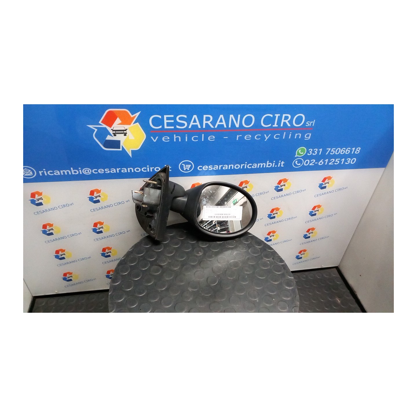 RETROVISORE EST. REGOLAZ. ELETTR. 09/00 DX. 027 RENAULT TWINGO 1A SERIE (08/98-09/07) D7FB7 7700834989