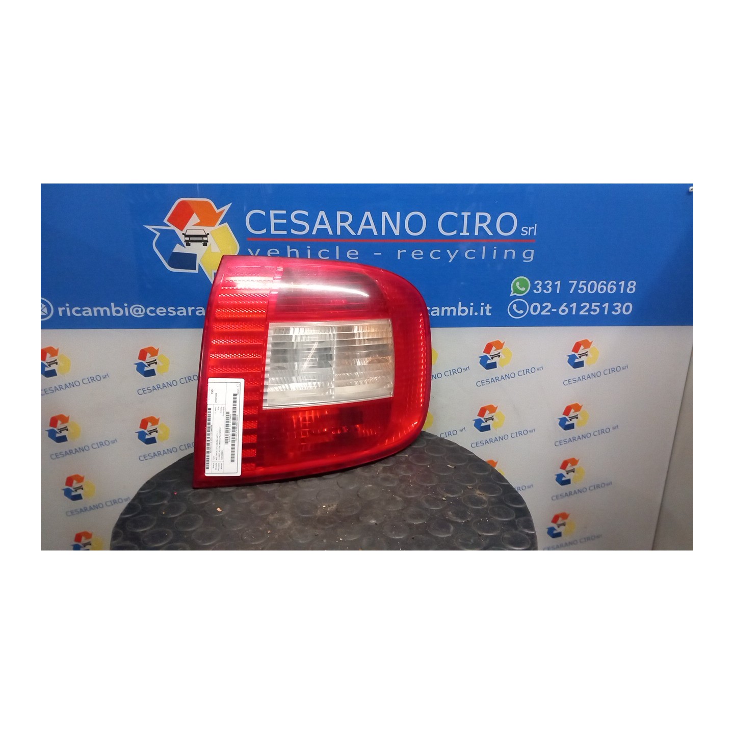 FANALE POST. DX. 066 FIAT MULTIPLA (1F) (05/04-04/12) 186A9000 51720552