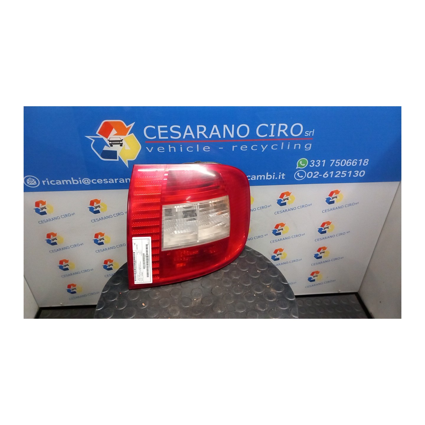 FANALE POST. DX. 066 FIAT MULTIPLA (1F) (05/04-04/12) 186A9000 51720552