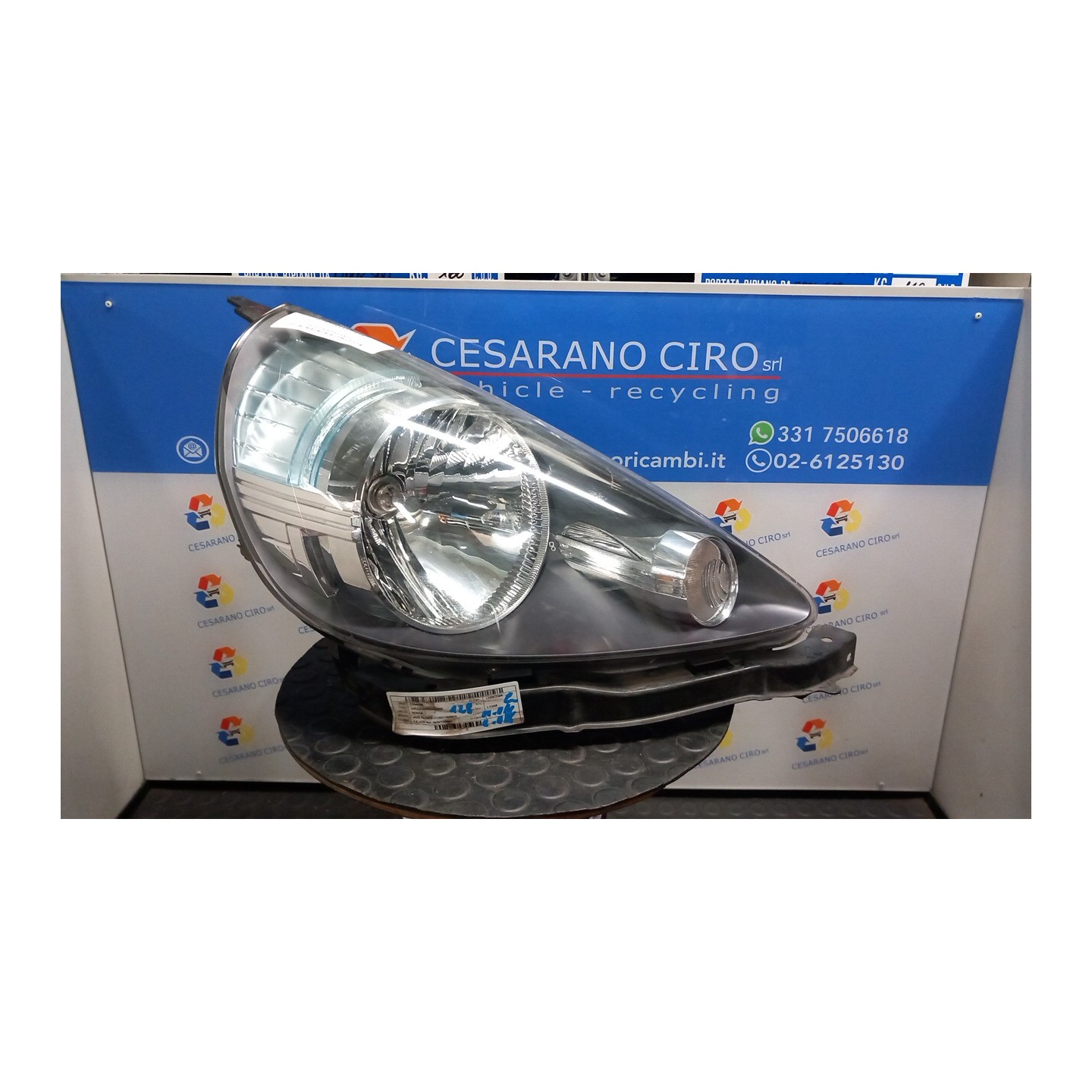 PROIETTORE 01-05- DX. 071 HONDA JAZZ 1A SERIE (11/02-10/08) L13A6 33101SAAG72