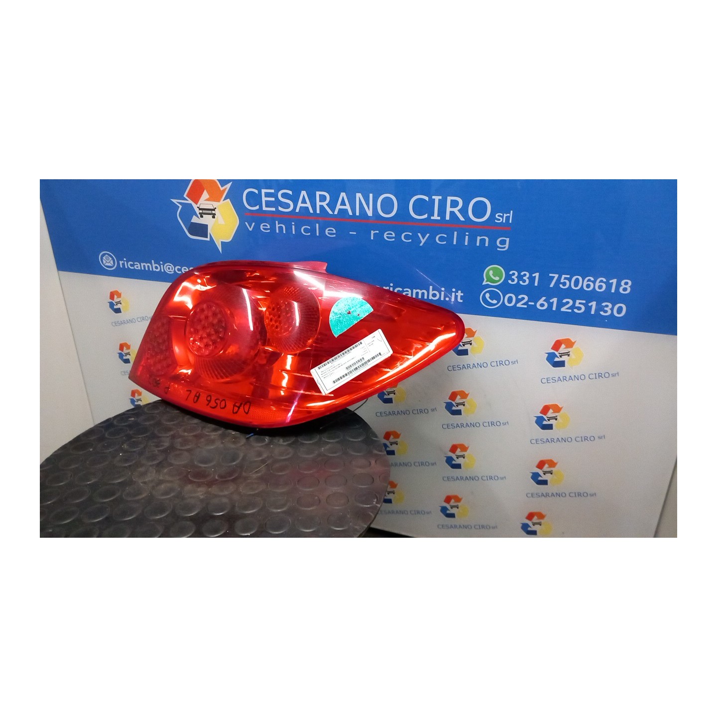FANALE POST. DX. 002 PEUGEOT 307 (07/05-07/08) 9HX 6351X0