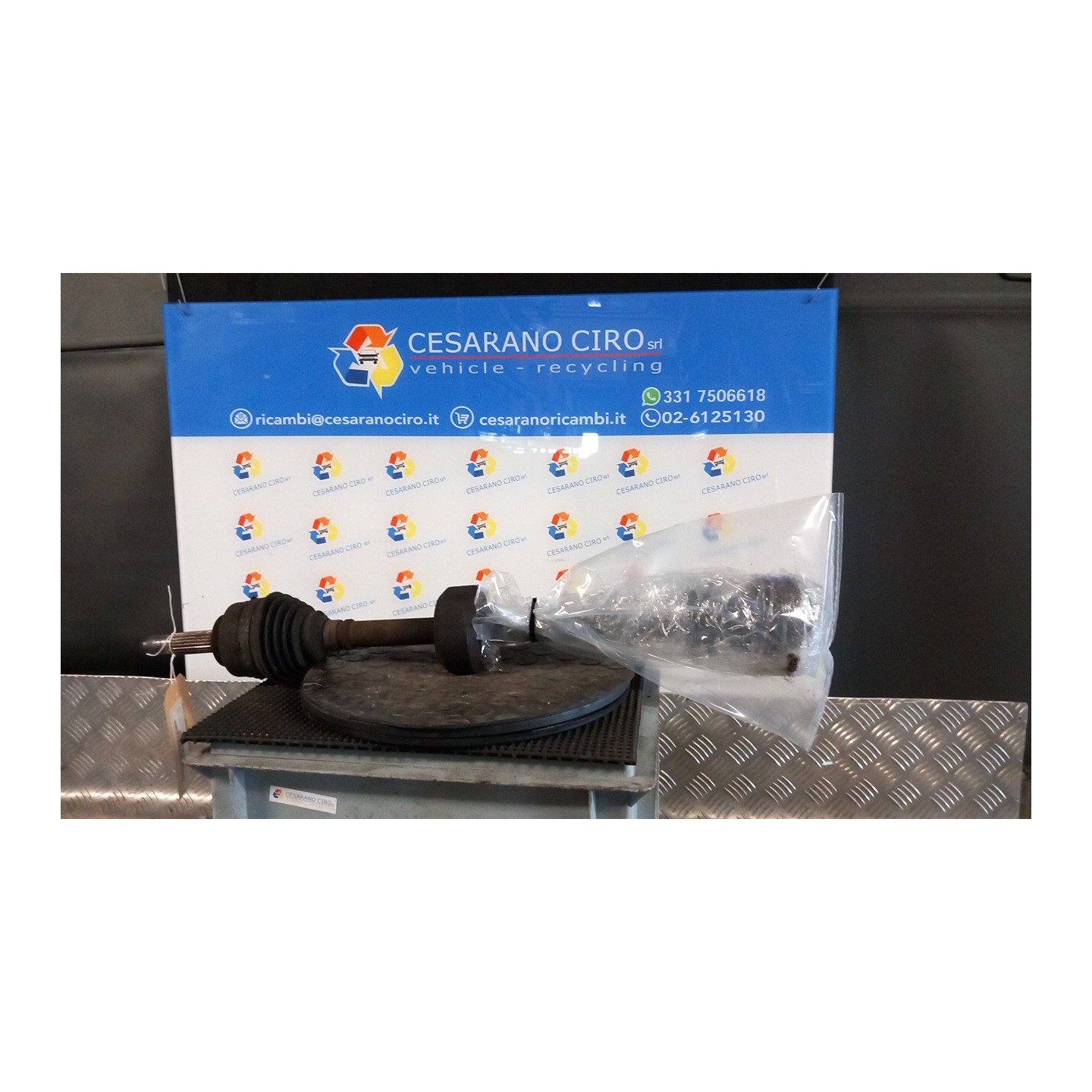 SEMIALBERO ANT. COMPL. DX. 005 RENAULT KANGOO (04/03-03/09) D4FB7 7701352775