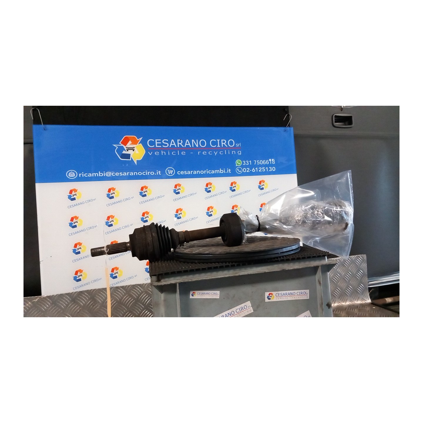 SEMIALBERO ANT. COMPL. DX. 005 RENAULT KANGOO (04/03-03/09) D4FB7 7701352775
