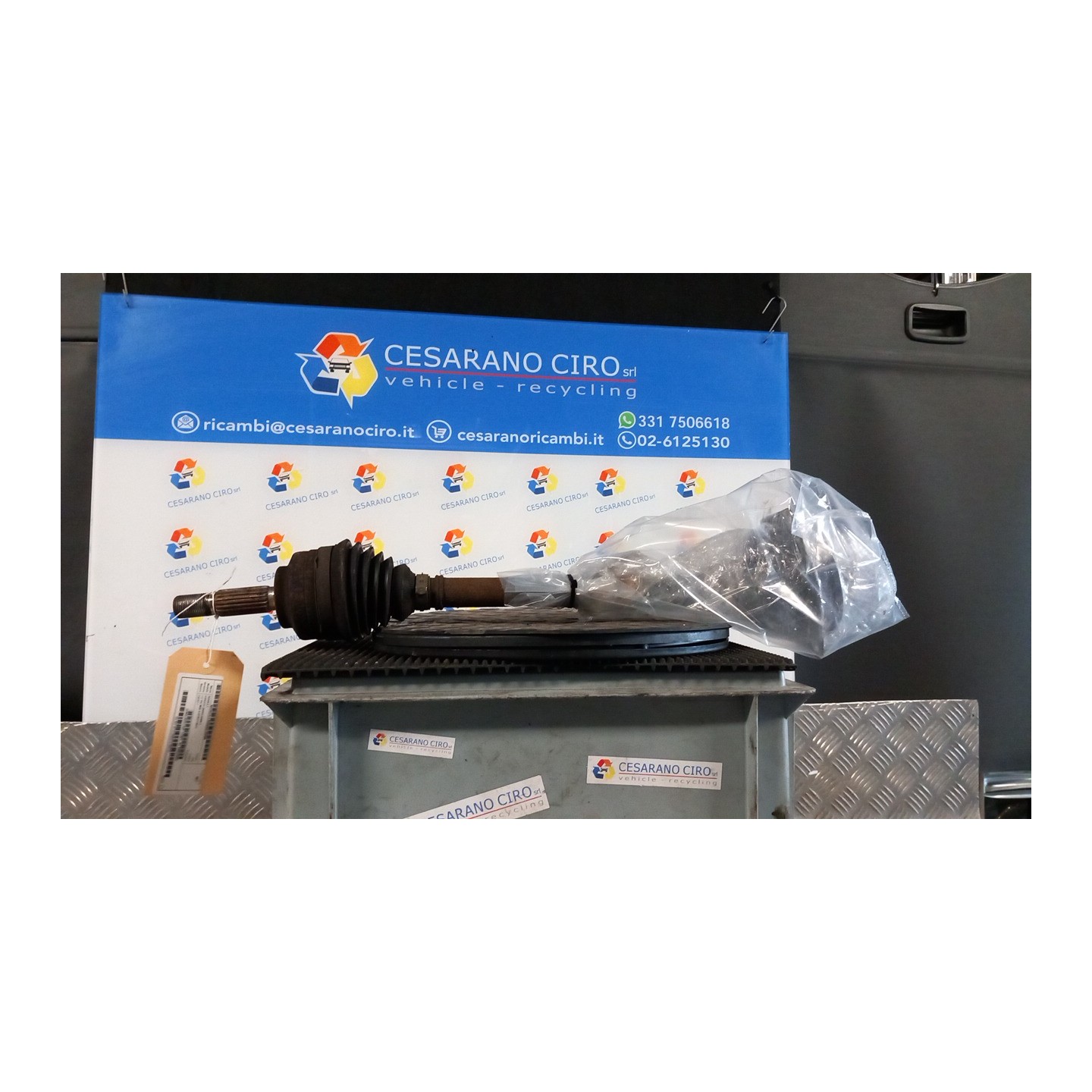 SEMIALBERO ANT. COMPL. SX. 006 RENAULT KANGOO (04/03-03/09) D4FB7 8200236092