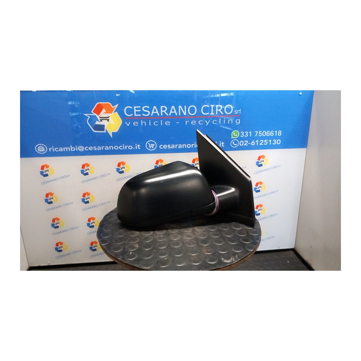 RETROVISORE EST. REGOLAZ. ELETTR. DX. 095 VOLKSWAGEN POLO (9N) (10/01-03/05) AZQ 6Q1857508G01C