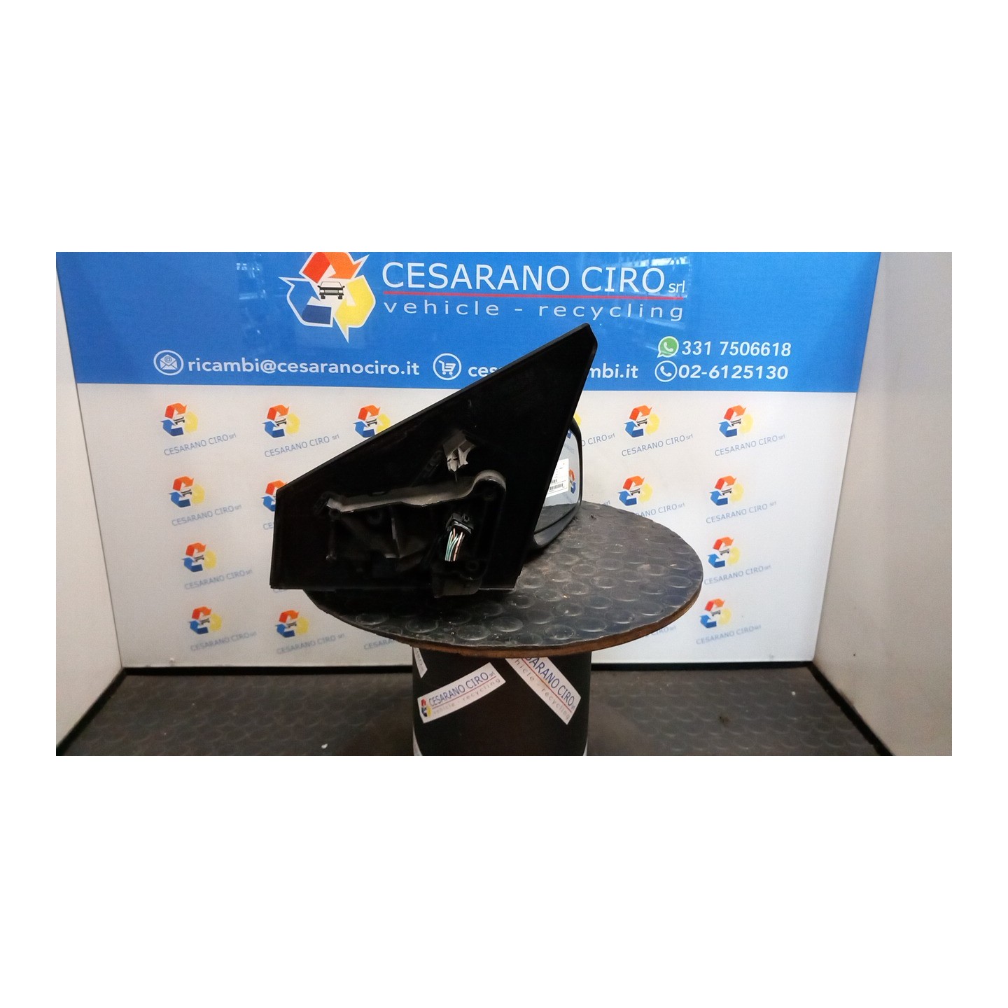 RETROVISORE EST. REGOLAZ. ELETTR. RETR. EST. 01; RETR. EST. 02 DX. 005 RENAULT MEGANE 3A SERIE (02/12-09/14) K9KA6 963010191R
