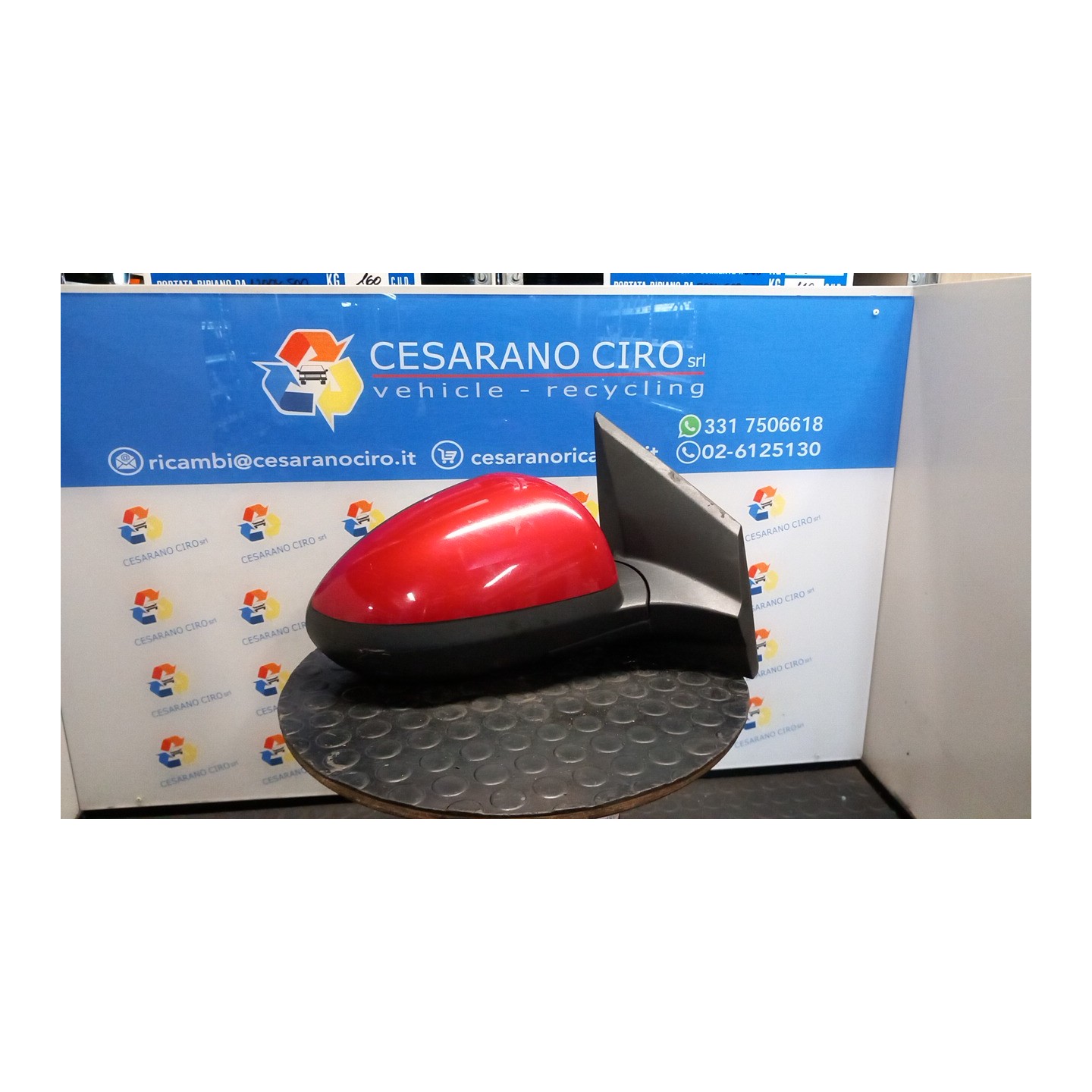 RETROVISORE EST. REGOLAZ. ELETTR. VERICE ABBINATA DX. 033 CHEVROLET (DAEWOO) AVEO (T300) (05/11-) A12XER 95930564