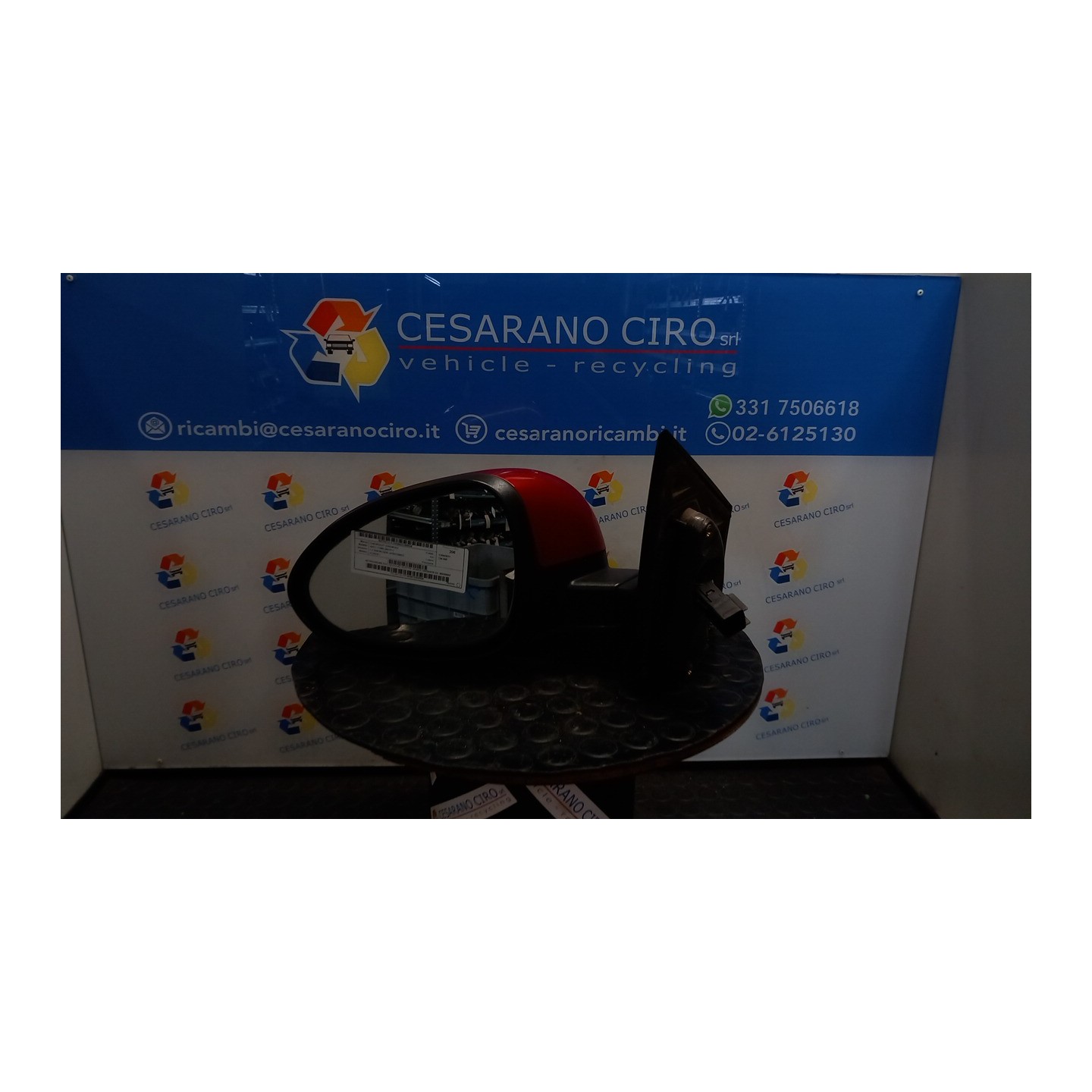 RETROVISORE EST. REGOLAZ. ELETTR. VERICE ABBINATA SX. 034 CHEVROLET (DAEWOO) AVEO (T300) (05/11-) A12XER 95930563