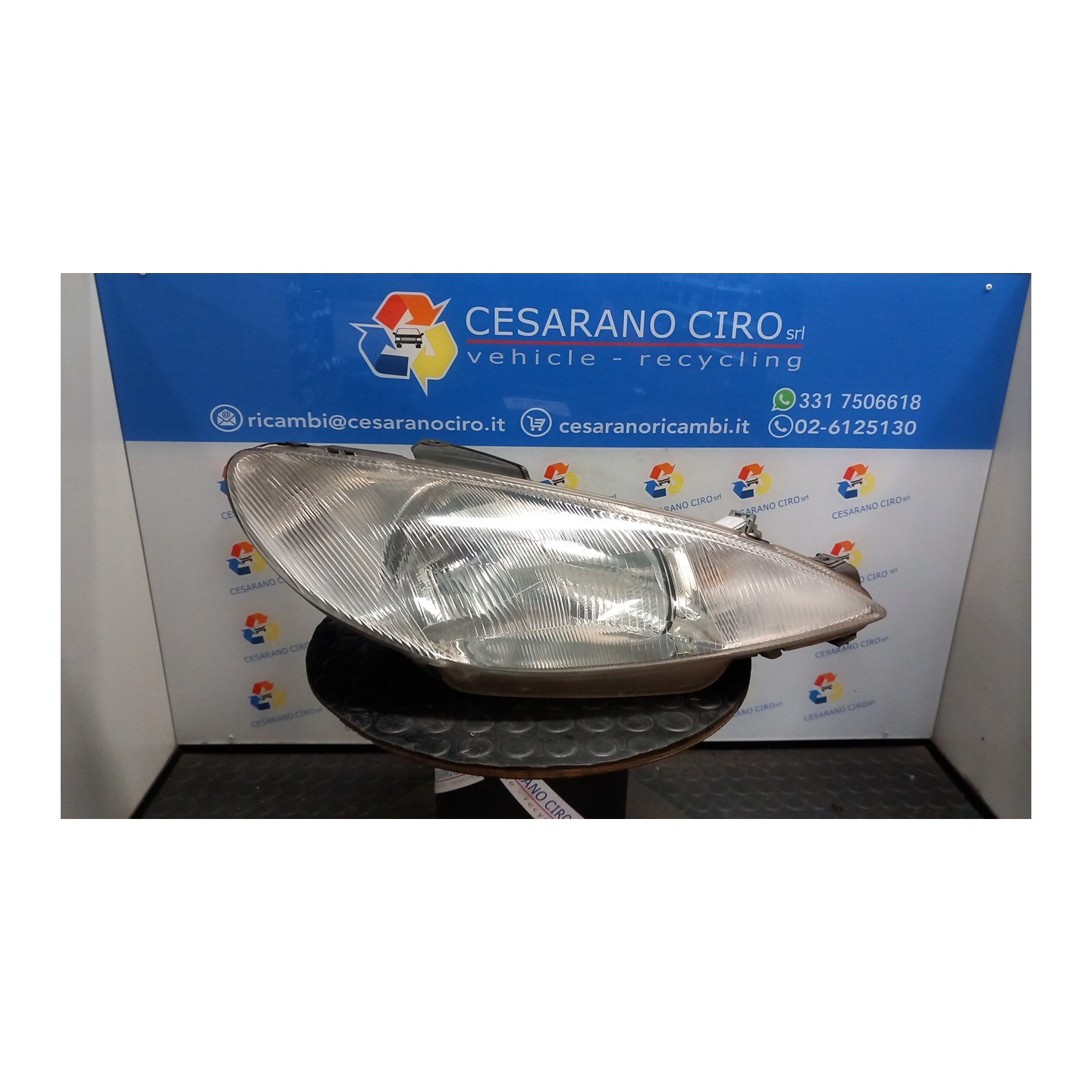 PROIETTORE DX. 047 PEUGEOT 206 (09/98-06/09) KFW 6205S7