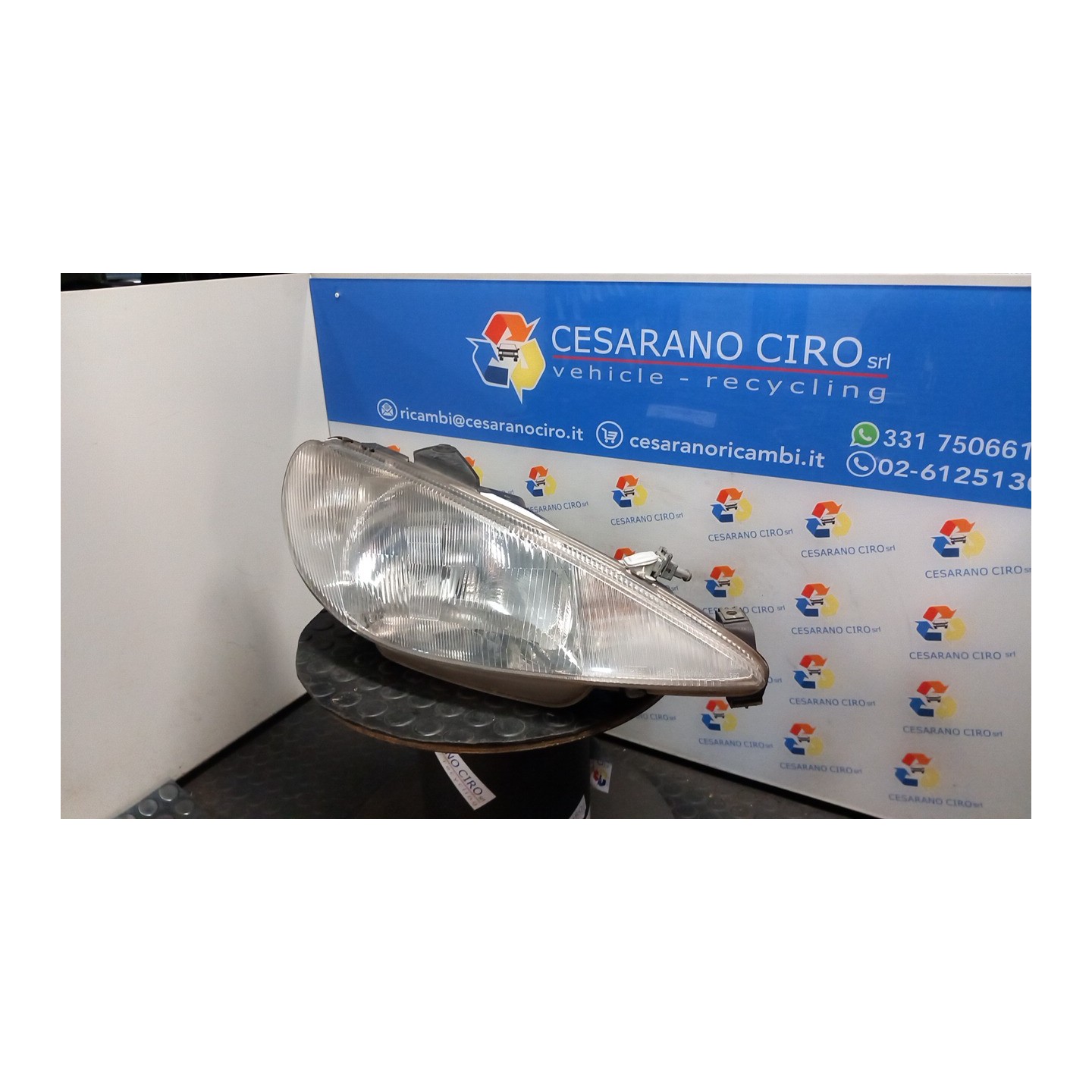 PROIETTORE DX. 047 PEUGEOT 206 (09/98-06/09) KFW 6205S7