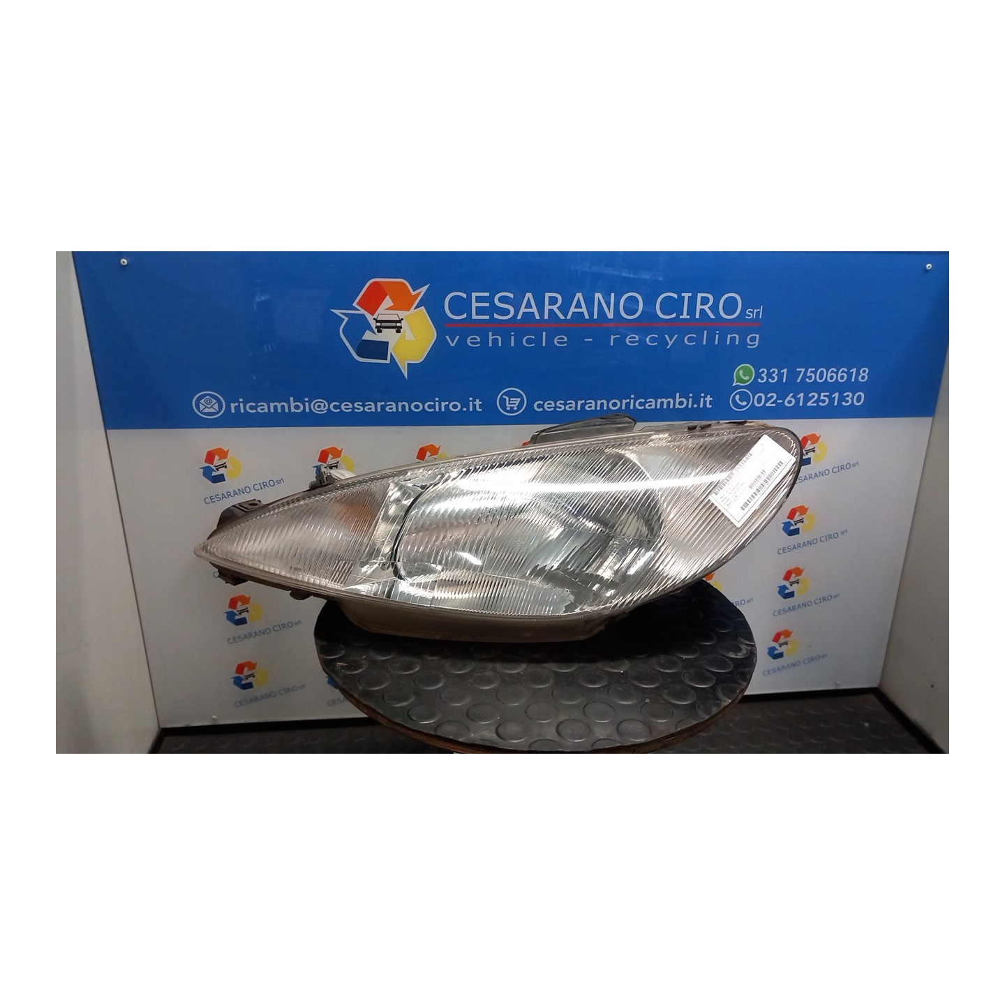 PROIETTORE SX. 048 PEUGEOT 206 (09/98-06/09) KFW 6204S7