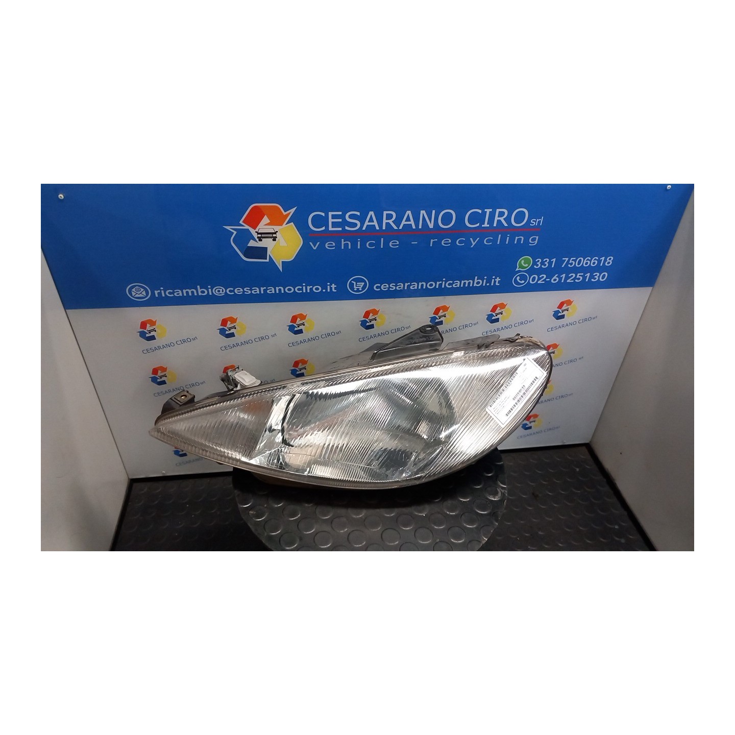 PROIETTORE SX. 048 PEUGEOT 206 (09/98-06/09) KFW 6204S7