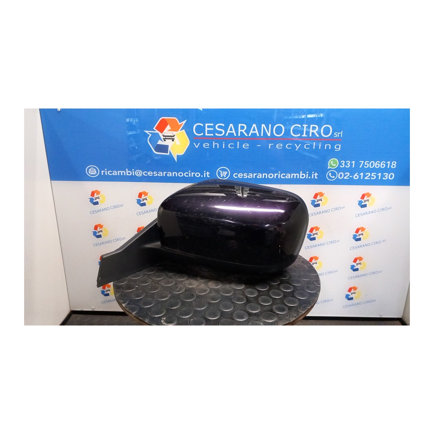 RETROVISORE EST. REGOLAZ. ELETTR. NERO, RISCALDATO SX. 052 MAZDA MAZDA 5 1A SERIE (07/05-10/10 LF CC6569180CPZ
