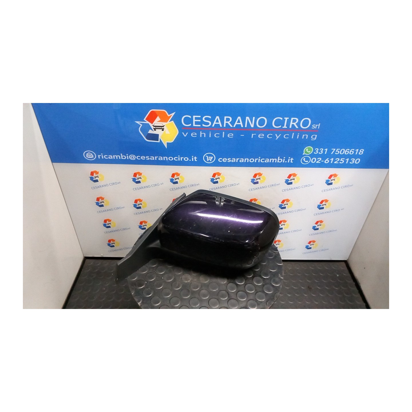 RETROVISORE EST. REGOLAZ. ELETTR. NERO, RISCALDATO SX. 052 MAZDA MAZDA 5 1A SERIE (07/05-10/10 LF CC6569180CPZ