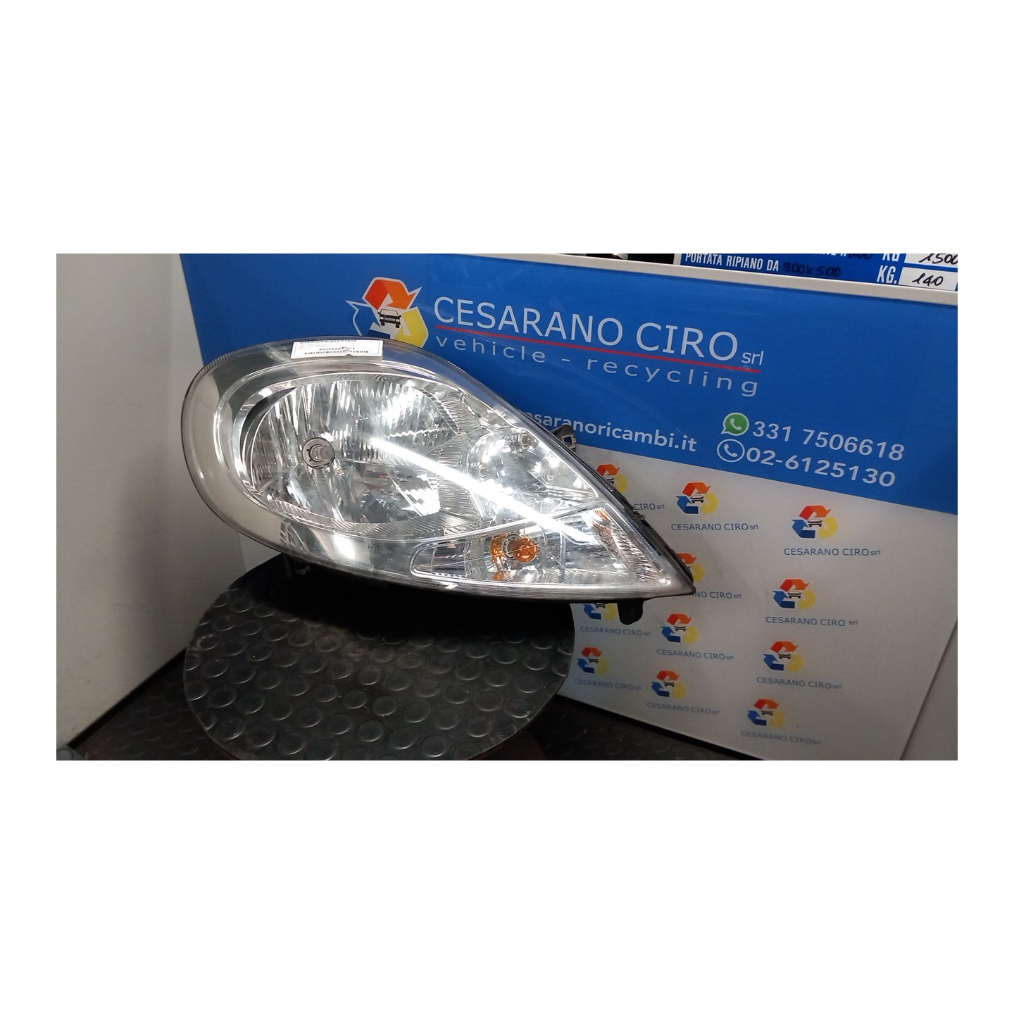 PROIETTORE DX. 109 RENAULT TRAFIC (09/06-04/10) G9U 8200701353