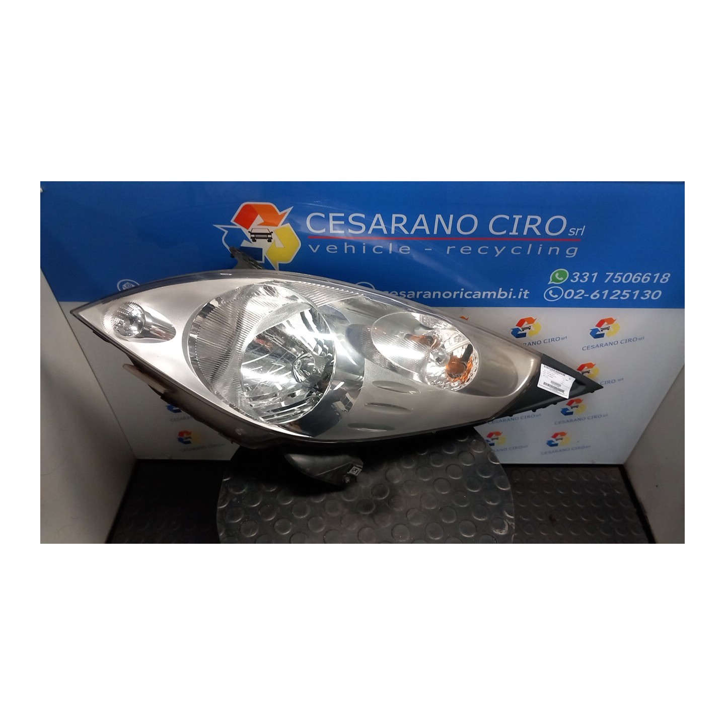 PROIETTORE SX. 117 CHEVROLET (DAEWOO) SPARK (M300) (01/10-12/15) B10D1 95226891