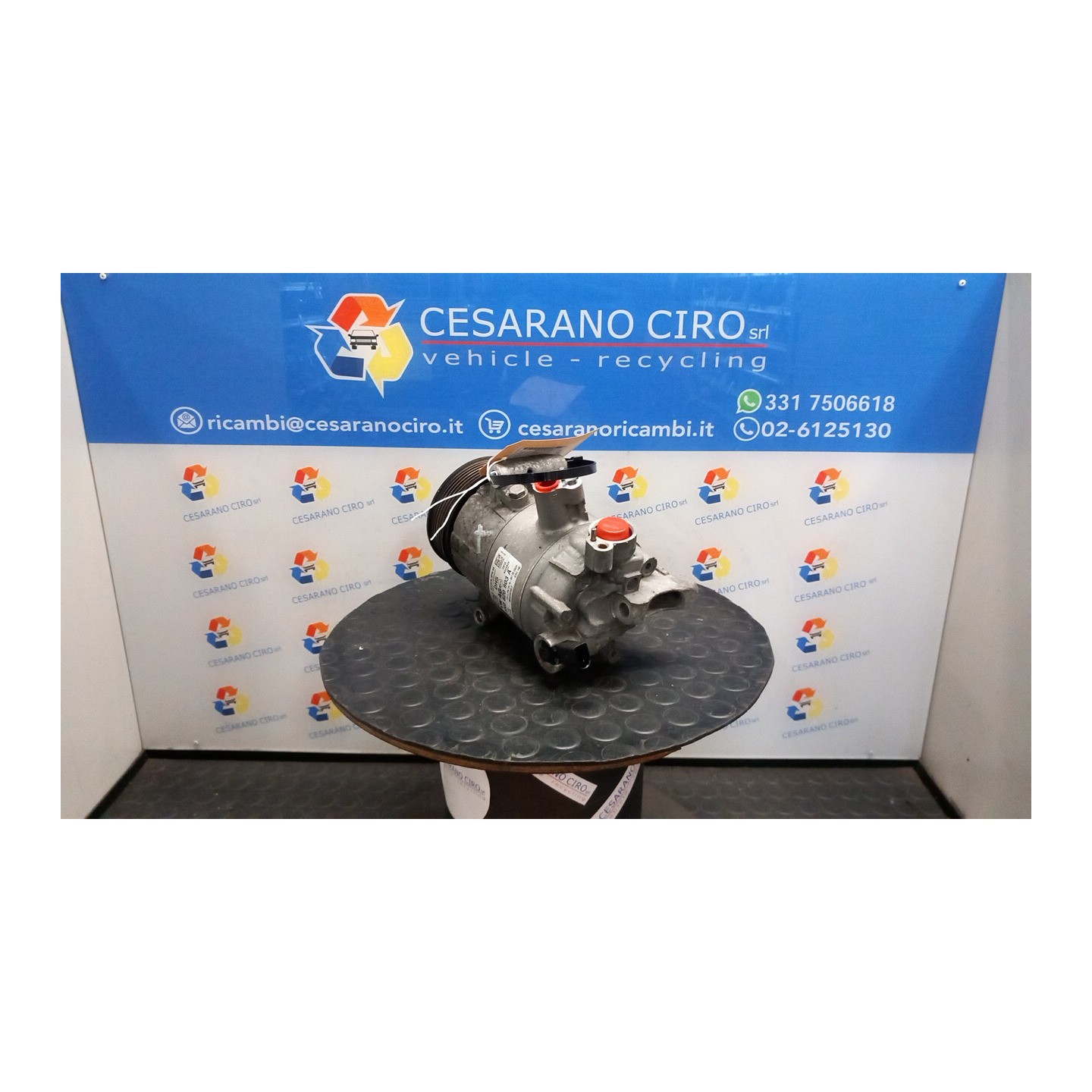 COMPRESSORE A/C ROTAZ. 004 VOLKSWAGEN POLO (6R) (05/09-10/14) CFW 5K0820803EX