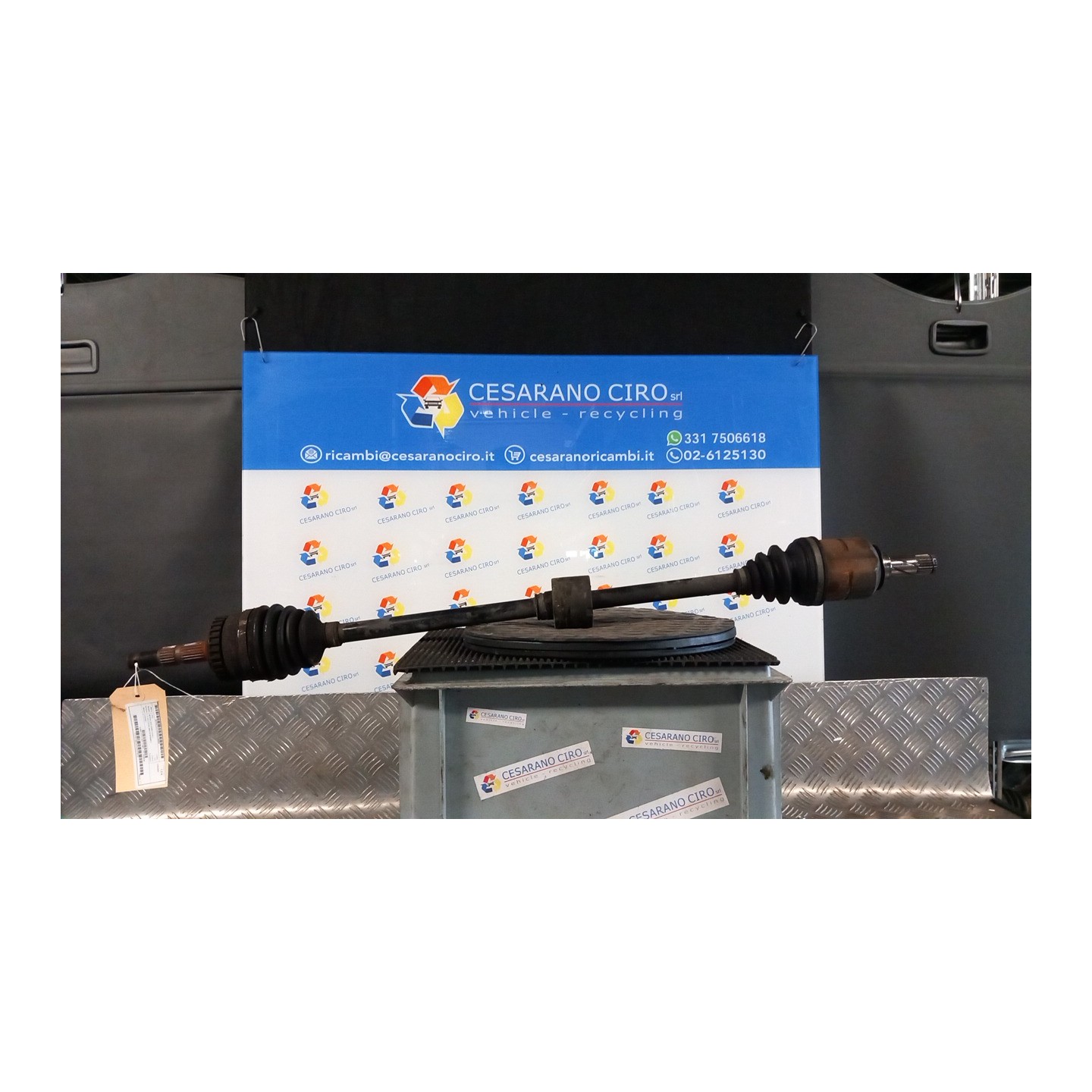 SEMIALBERO ANT. COMPL. DX. 052 OPEL MERIVA (X03) (03/03-12/10) Z16XEP 93299246