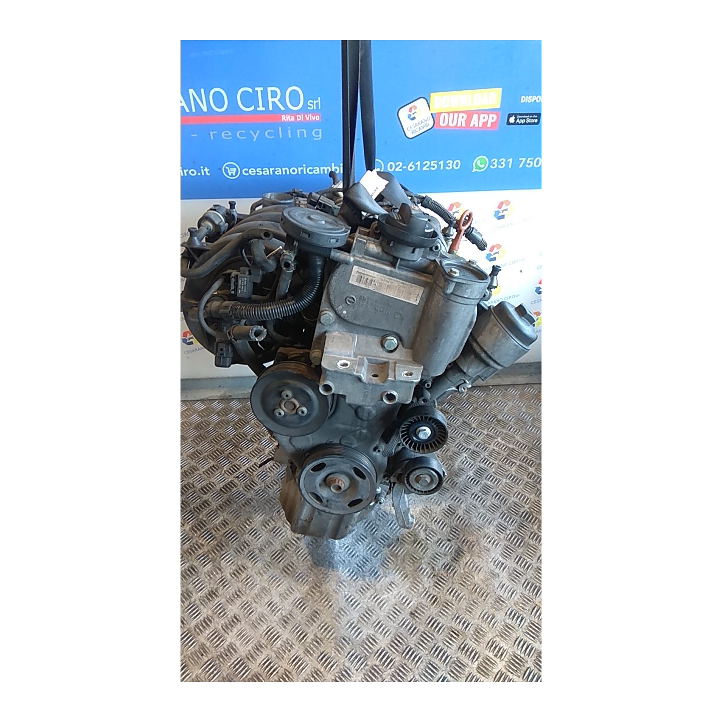 MOTORE SEMICOMPL. 006 AUDI A3 (8P) (04/03-06/10) BLP 03C100035D