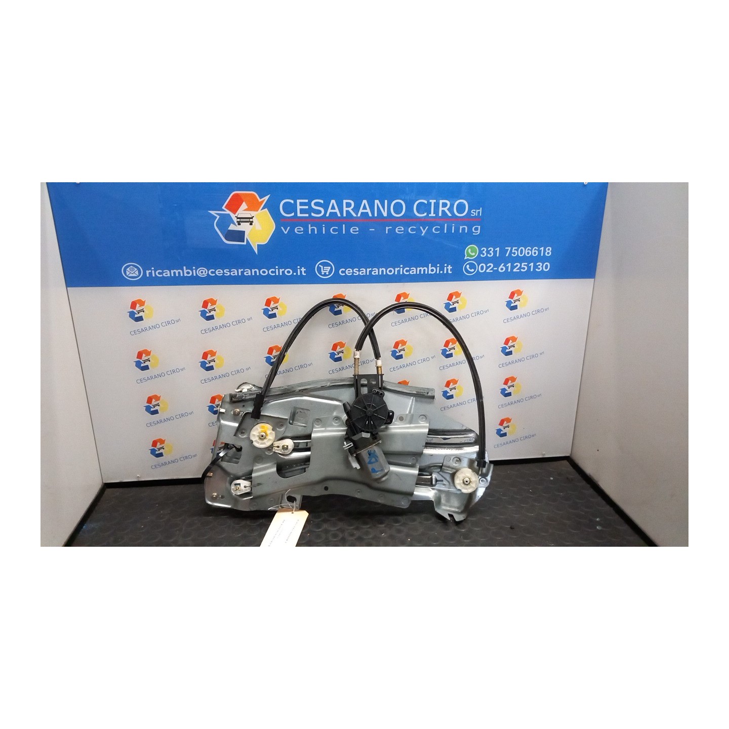 ALZACRISTALLO PARAFANGO POST. DX. 003 CITROEN C3 PLURIEL (05/03-11/10) 8HZ 922485