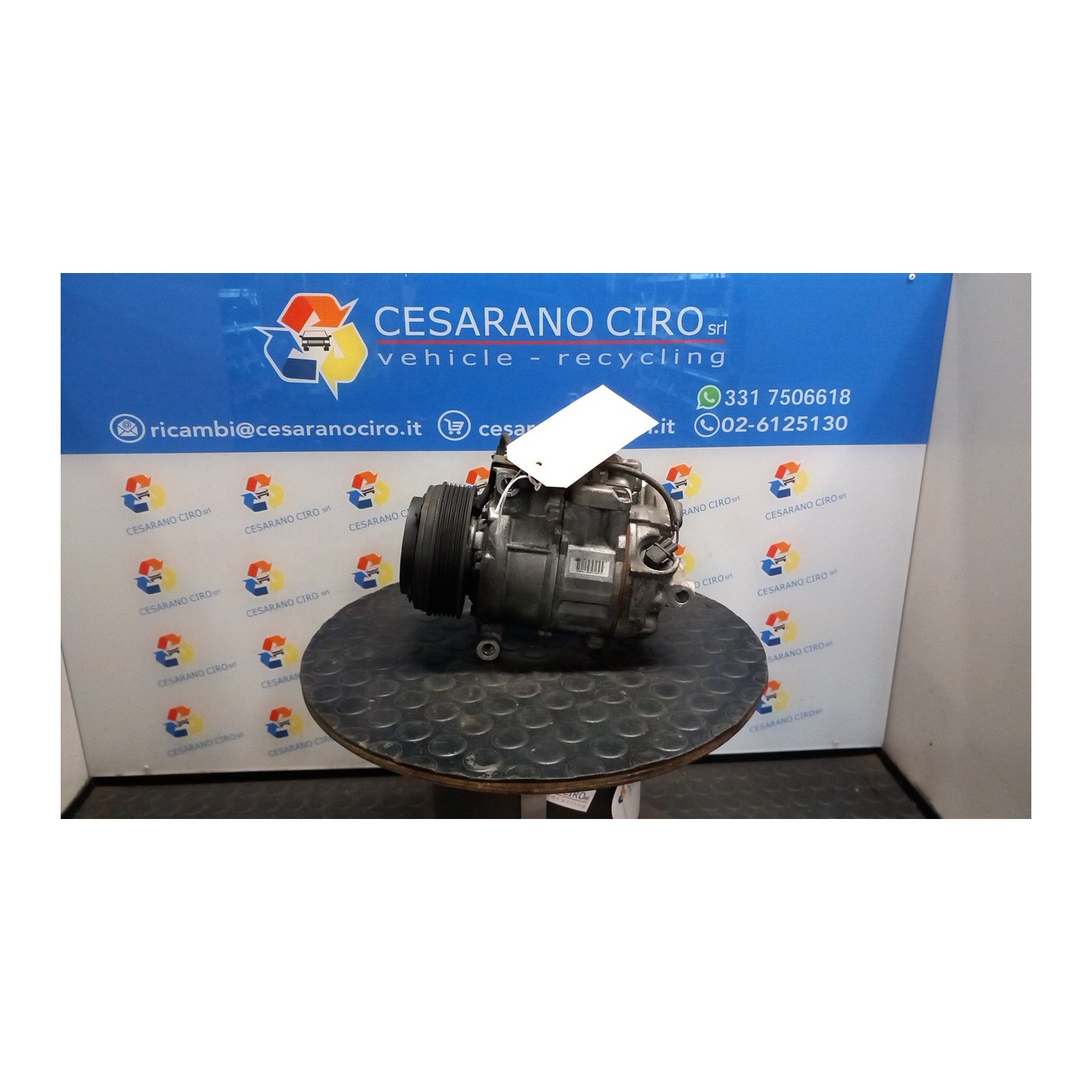 COMPRESSORE A/C ACEA /QUANTITA EMISSIONI CO2 061 BMW SERIE 3 (E90/E91) (09/08-) N47D20C 64526987862