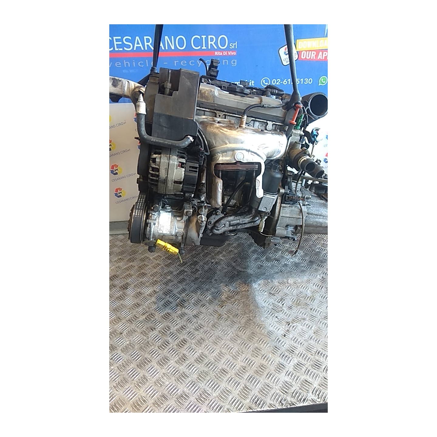 MOTORE SEMICOMPL. EURO 2 097 PEUGEOT 206 (09/98-06/09) HFX 1357Q