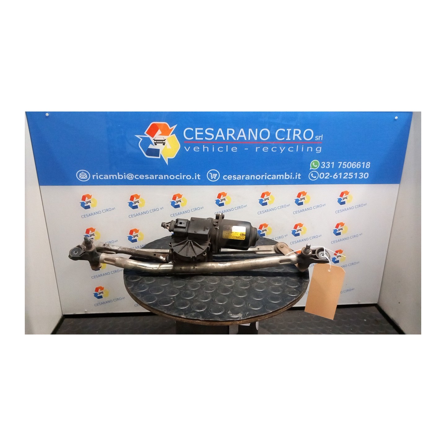MECCANISMO TERGIPARABREZZA CON MOTORINO 066 PEUGEOT BIPPER (10/08-) 199A9000 6401G6