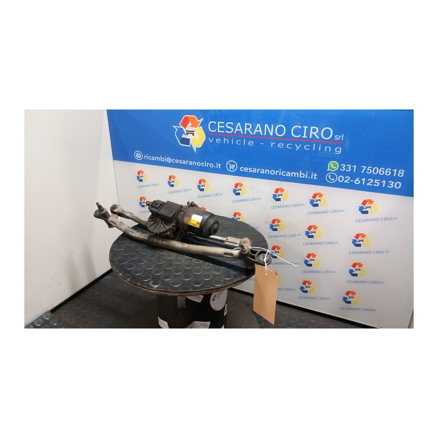 MECCANISMO TERGIPARABREZZA CON MOTORINO 066 PEUGEOT BIPPER (10/08-) 199A9000 6401G6