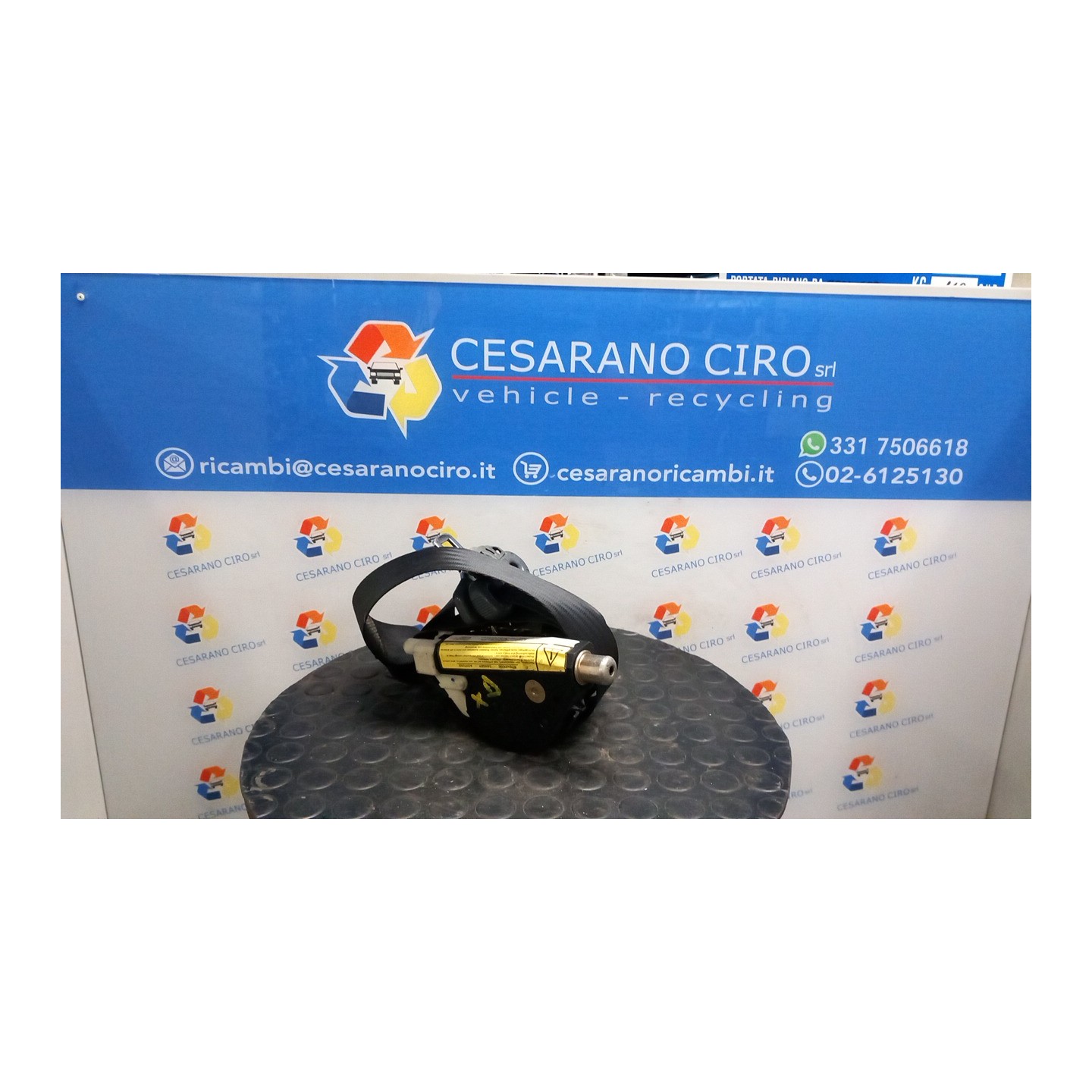 CINTURA DI SICUREZZA ANT. PRETENSIONATORE 09/01 DX. 085 FIAT PALIO (PY) (09/97-09/03) 188A4000 735275083