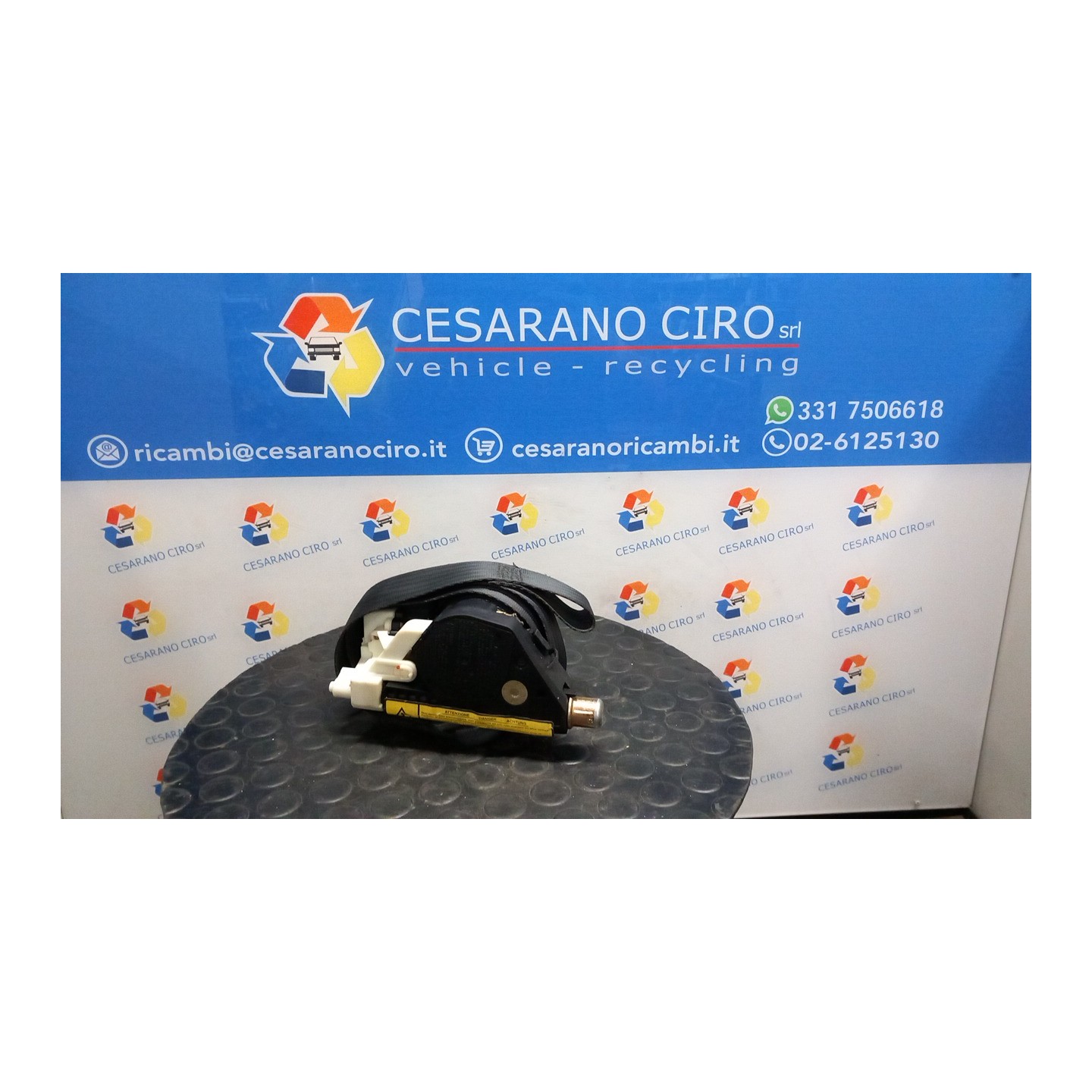 CINTURA DI SICUREZZA ANT. PRETENSIONATORE 09/01 SX. 086 FIAT PALIO (PY) (09/97-09/03) 188A4000 735275084