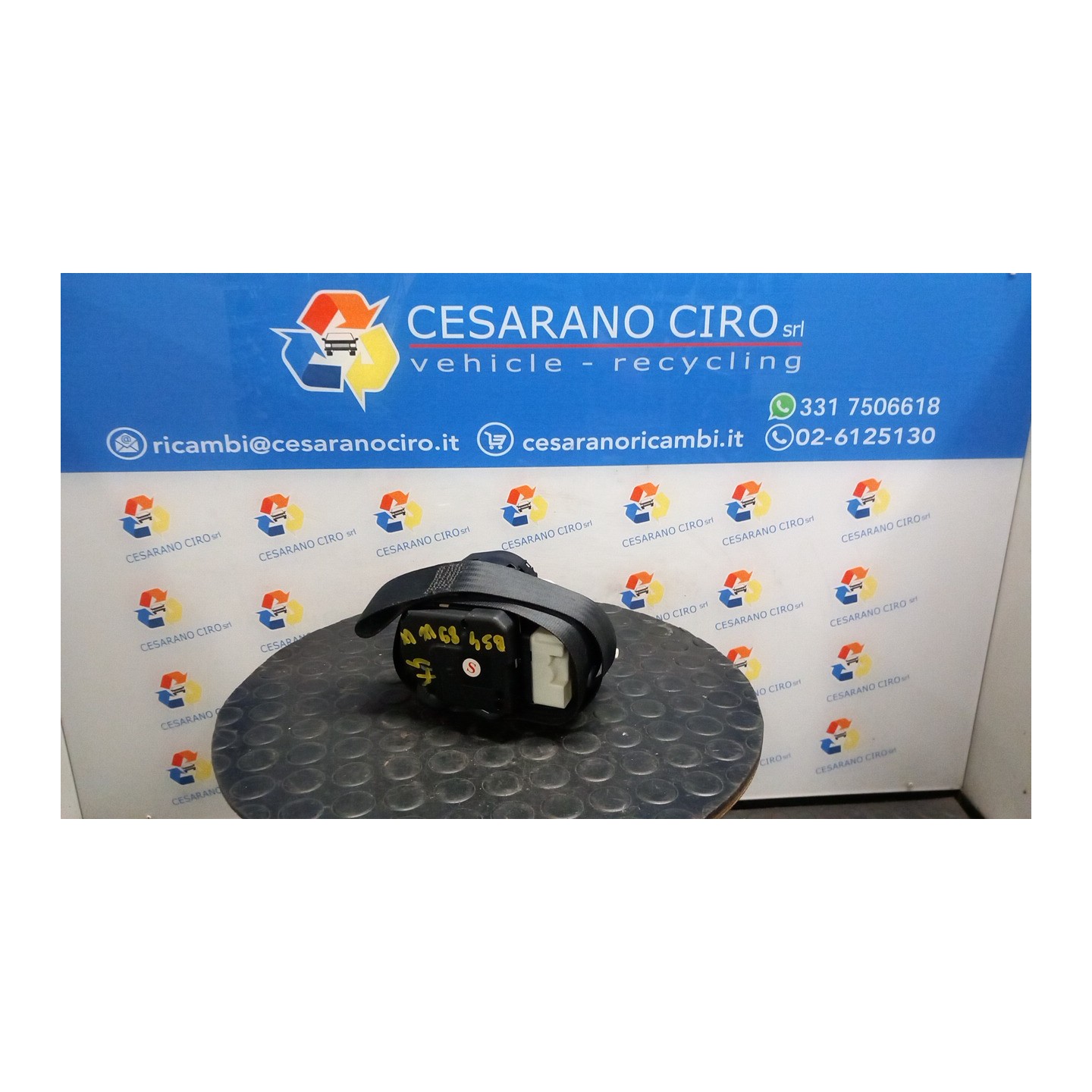 CINTURA DI SICUREZZA ANT. PRETENSIONATORE 09/01 SX. 086 FIAT PALIO (PY) (09/97-09/03) 188A4000 735275084